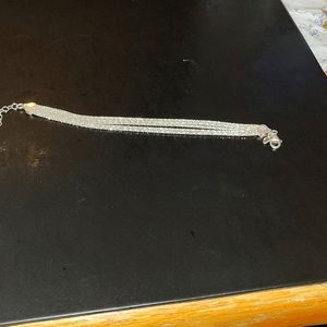 Beautiful 5 tier silver sterling bracelet